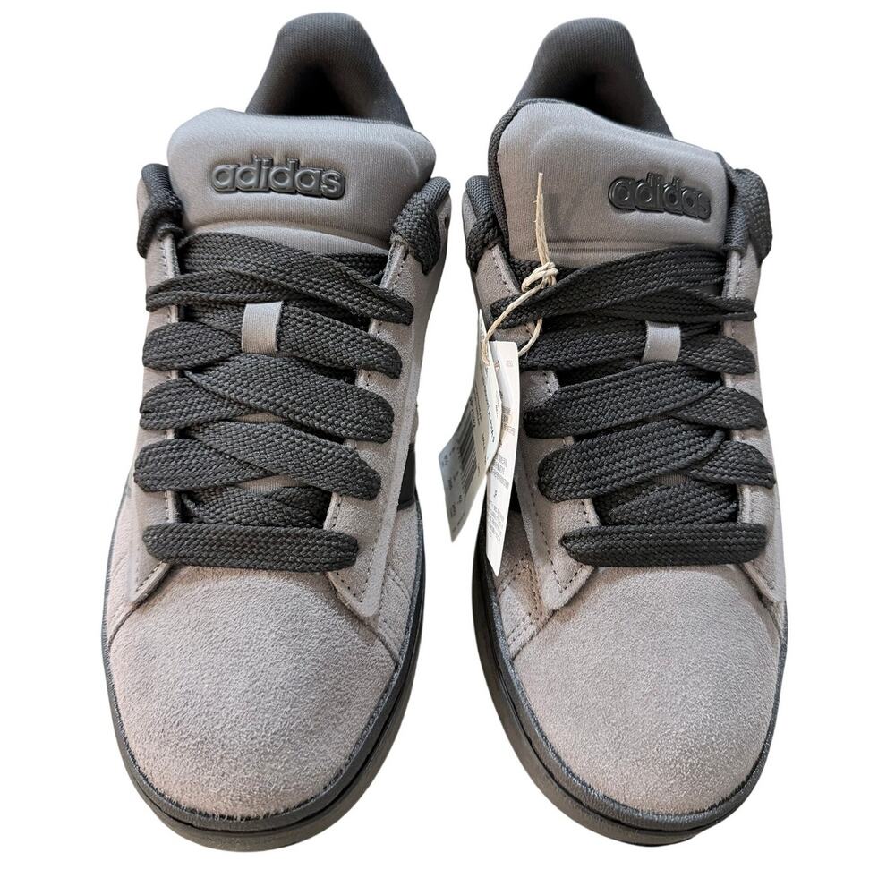 adidas Grand Court Alpha Grey Black Men’s 8.5 NWB Cloudfoam Sneakers IH1287